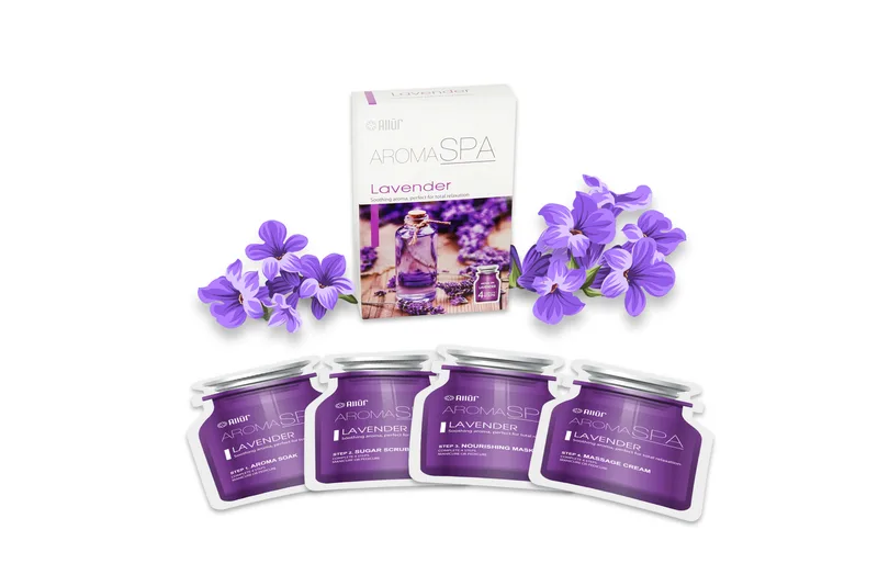 Aroma Spa / Lavender 4 Step Pedicure Box ALL26674