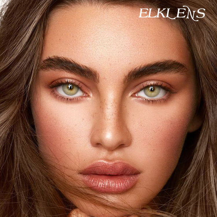ELKLENS MOONLIGHT COFFEE BROWN PRESCRIPTION COLORED CONTACT LENSES