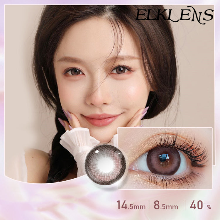 ELKLENS BLACK ROSE SUGAR PRESCRIPTION COLORED CONTACT