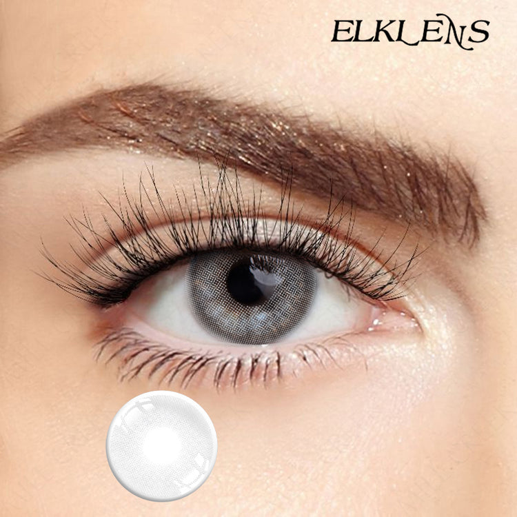 ELKLENS ICE-GRAY PRESCRIPTION COLORED CONTACT LENSES
